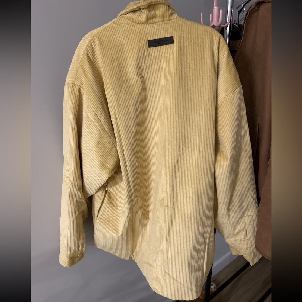 Fear of God Essentials Cotton Corduroy Zip-up Shirt Jacket